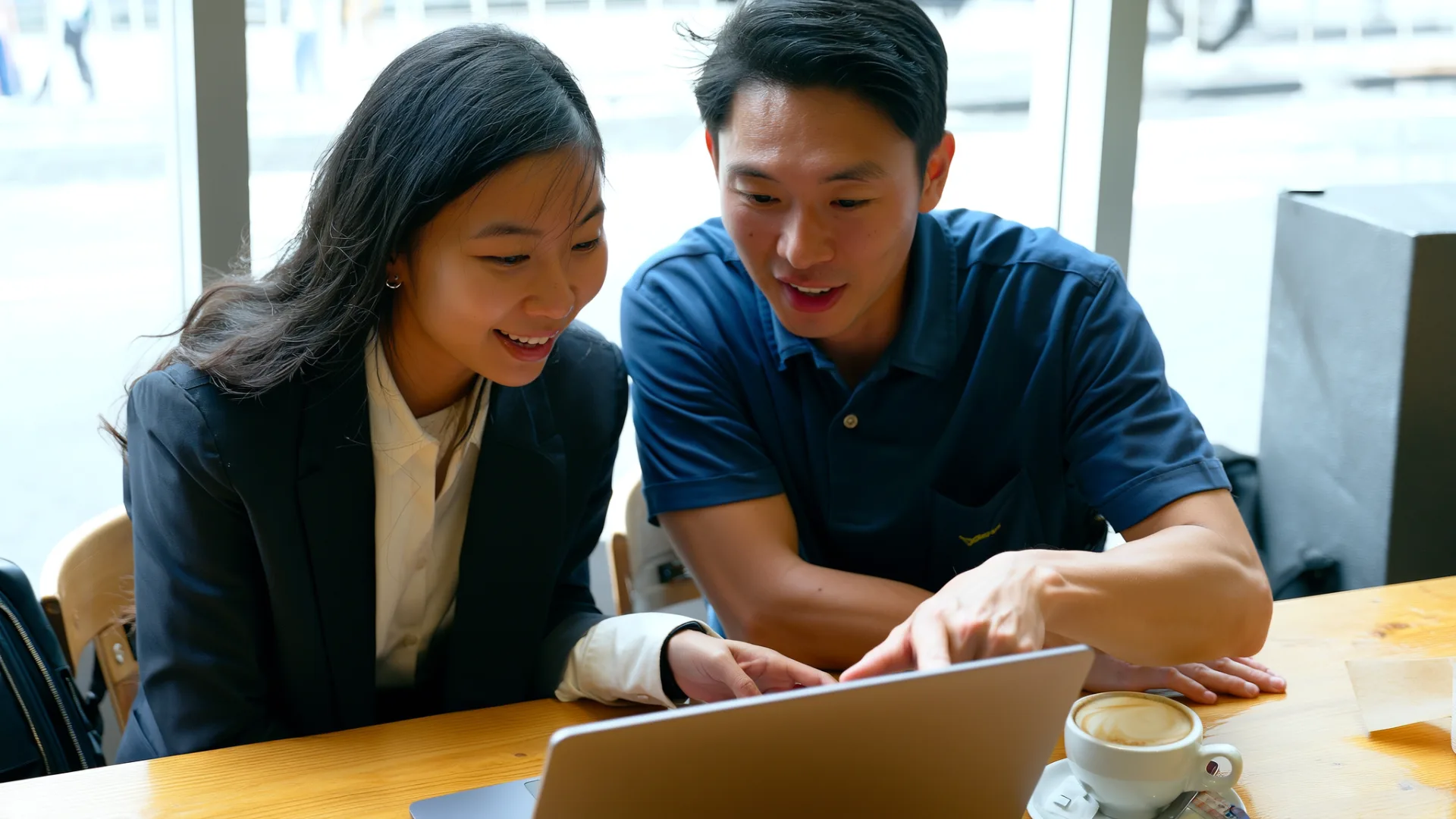A mentor walking a student through how finance works